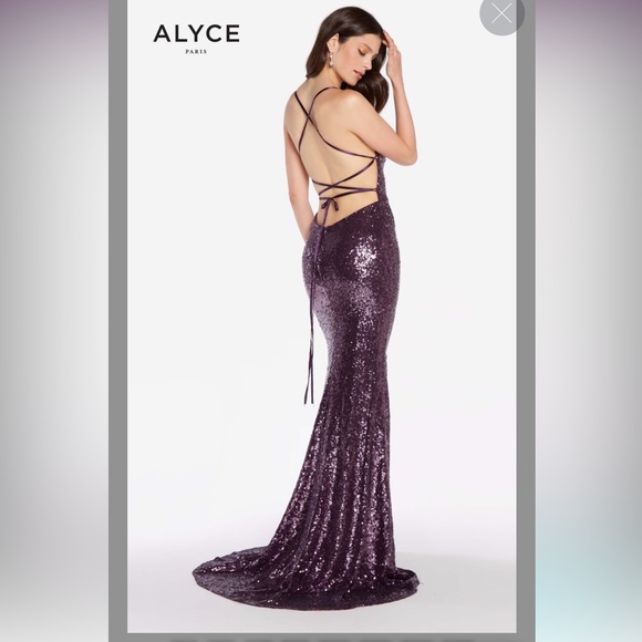 Alyce Paris 60032 Sequin Prom Dress Chameleon 2 - Picture 5 of 14